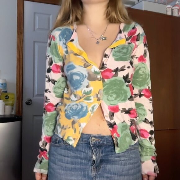 Marc Jacobs Floral Cardigan - Picture 2 of 8